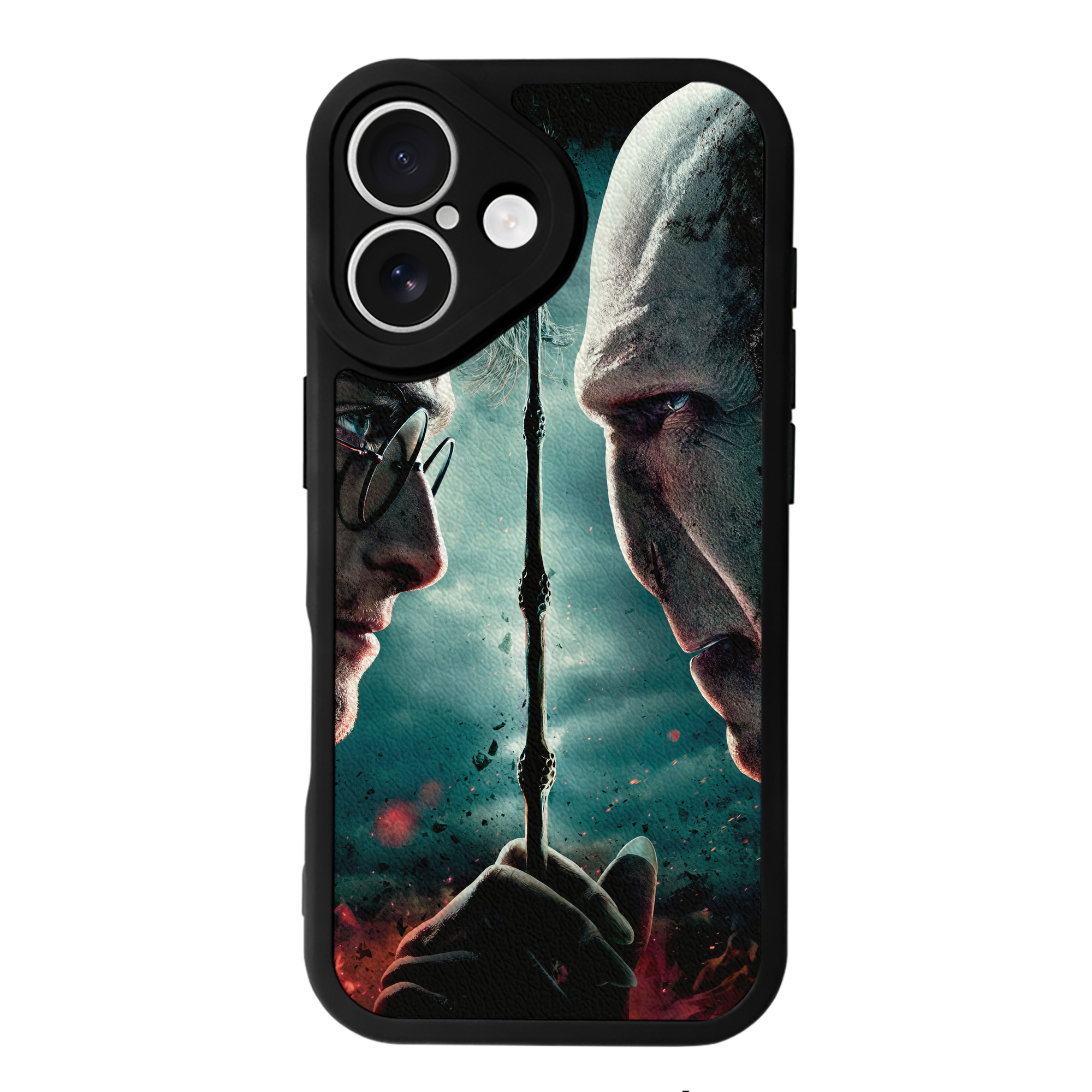 （画像用） Harry Potter ハリー・ポッターシリーズ 【iPhone 16シリーズ対応】シリコンスマホケース（レザー調） 材質：シリコン
